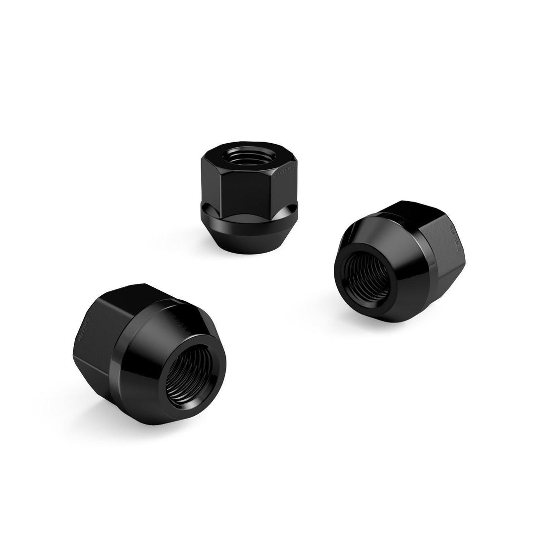 M14x1.5 Lug Nuts (Jeep) - Pack of 20 - Rocktrix Offroad - M14x1.5 Lug Nuts (Jeep) - Pack of 20 - Open Acorn Lug Nuts / Black