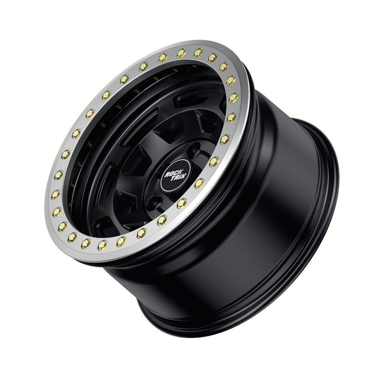 Rocktrix Offroad Wheels RT117BL Matte Black Beadlock rims - 6 lug holes