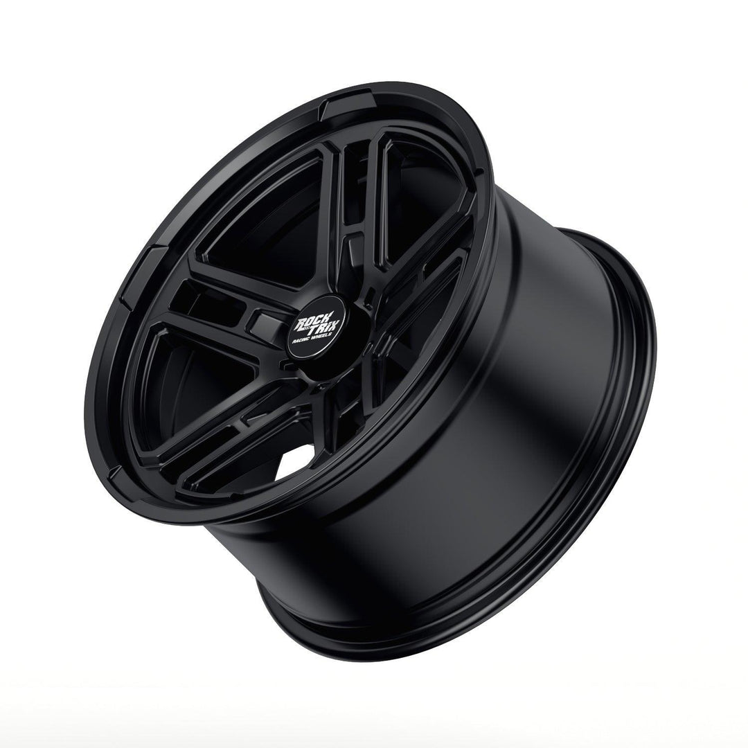 Rocktrix Offroad Wheels - RT108 - Five Dual Spoke - Matte Black / 5x127 | 71.5 / 17x9 | ET-12 (4.5") - Matte Black Rims for Jeep Wrangler