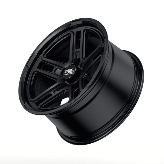 Rocktrix Offroad Wheels - RT108 - Five Dual Spoke - Matte Black / 5x127 | 71.5 / 17x9 | ET-12 (4.5") - Matte Black Rims for Jeep Wrangler