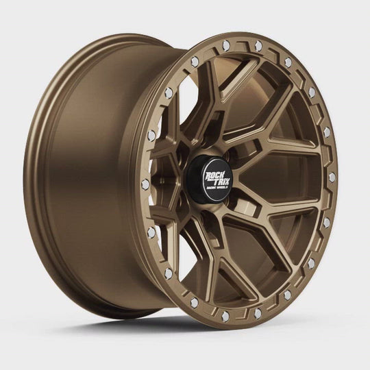Rocktrix RT107 Wheel - Matte Bronze 6 lug holes