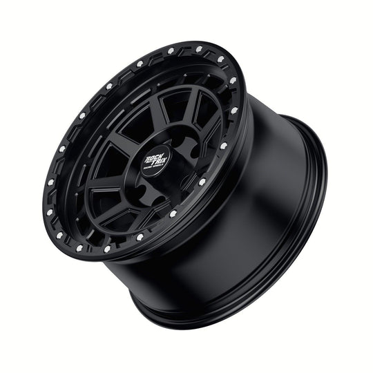 Rocktrix Offroad Wheels - RT114 - 9 Flat Spokes - Matte Black Rims for Tacoma 4Runner F150 Bronco Wrangler Gladiator