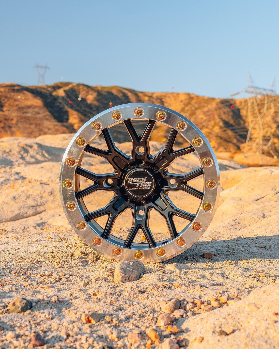 Rocktrix RT104BL - Eight Y-Spoke Mesh Beadlock (ATV), 14x7 Wheels