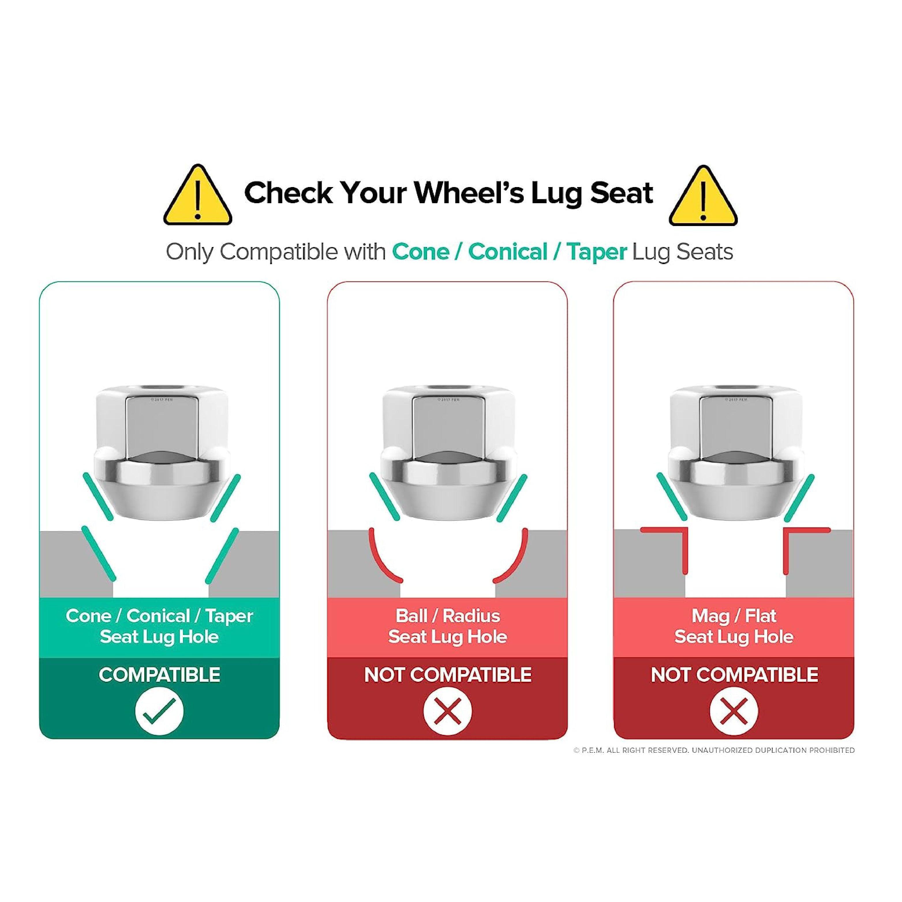M14x1.5 Lug Nuts - Pack of 20 – Rocktrix Offroad