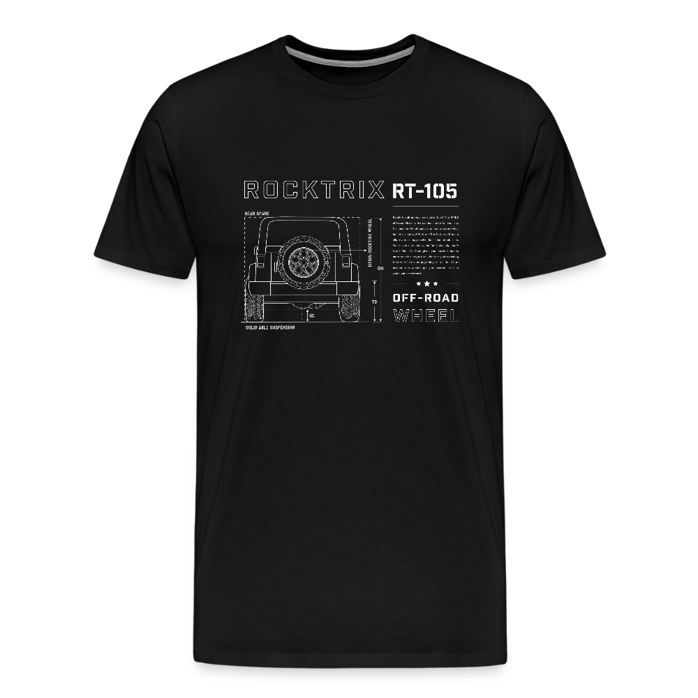 Rocktrix RT105 Short Sleeve Tee - Black color.