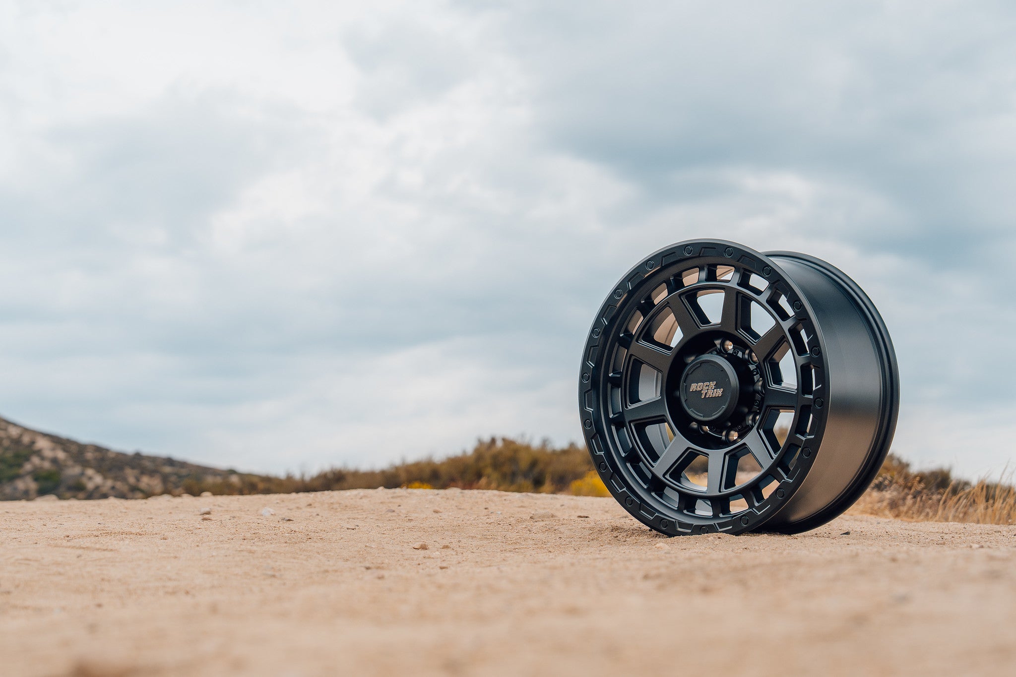 Rocktrix Offroad Wheel RT114 8Lug Matte Black 20x9 rim for Ford, Chevrolet, GMC, Dodge, RAM