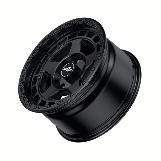 RockTrix Offroad Wheel RT115 Modern Five Spokes Wheel 18x9 Matte Black 5 Lug Holes Rim