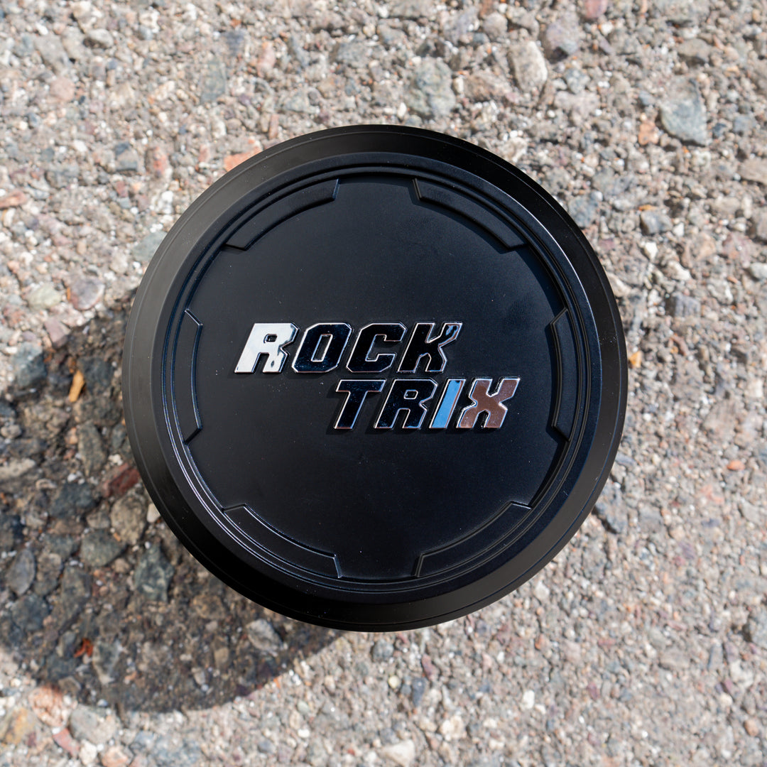 Rocktrix Wheel Center Cap for Heavy Duty 8 Lug Rim - Black Tall