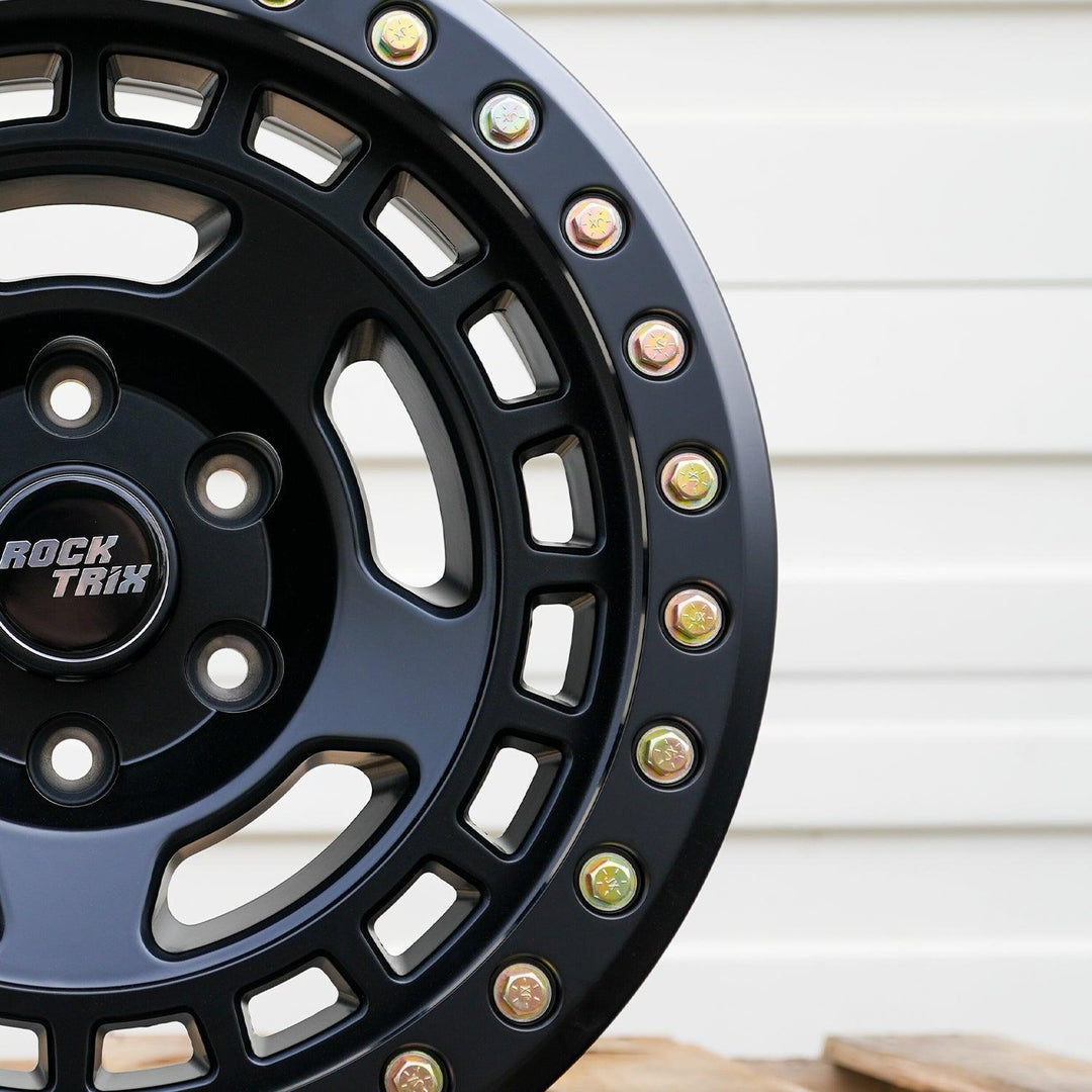 Rocktrix Offroad Beadlock Wheel Decorative Ring 17" Black - RT115BL