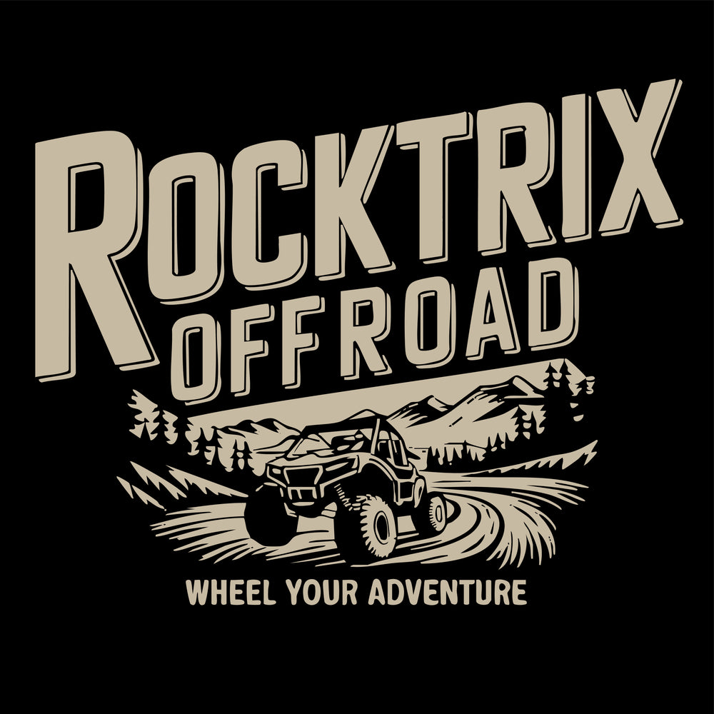 Rocktrix Offroad ATV UTV Short Sleeve Tee t-shirt - Black