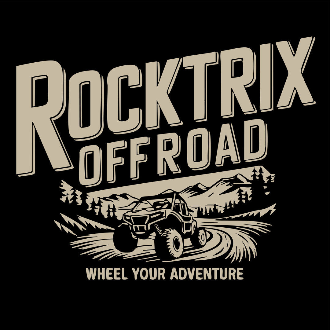 Rocktrix Offroad ATV UTV Short Sleeve Tee t-shirt - Black