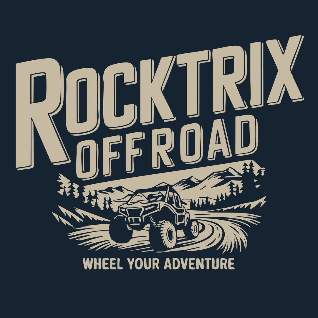 Rocktrix Offroad ATV UTV Short Sleeve Tee t-shirt -Deep Navy