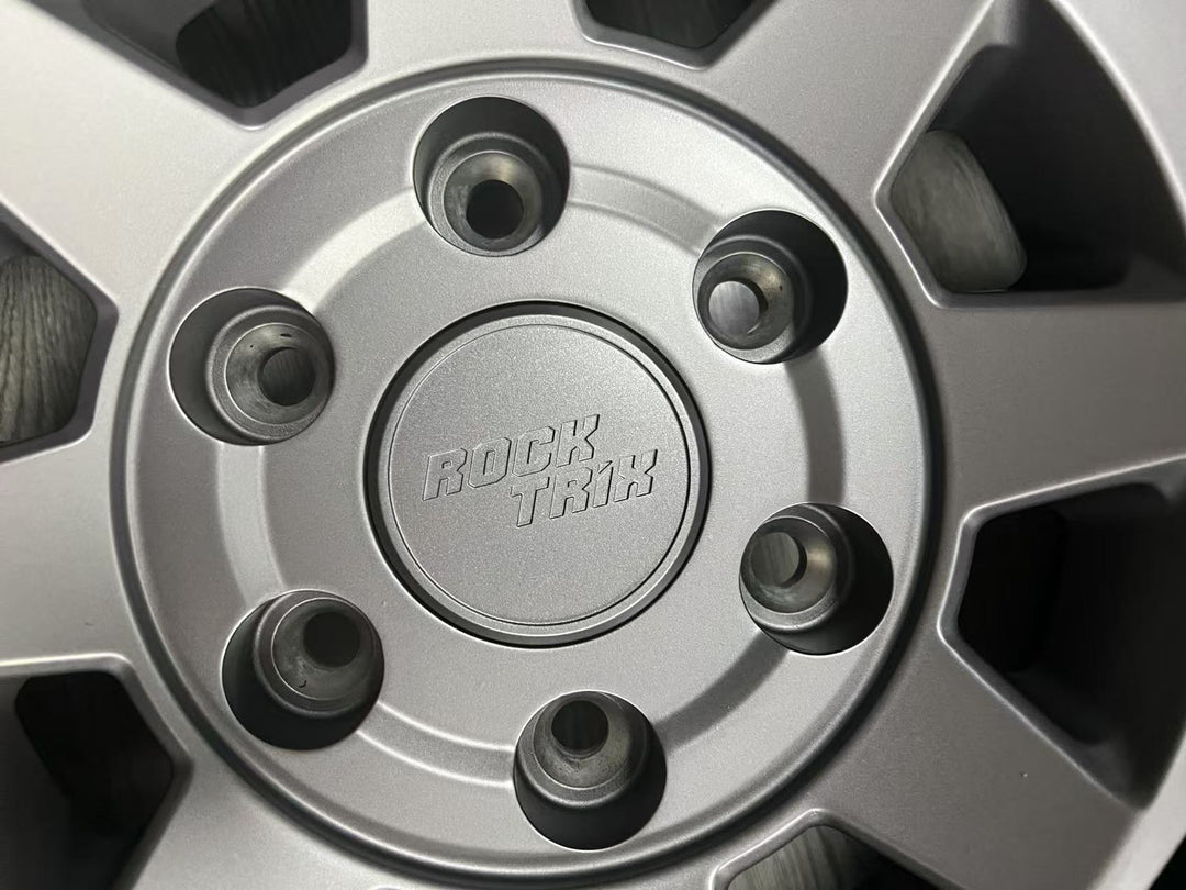 Rocktrix wheel center cap (centercap) Flat Recessed - Matte Gunmetal