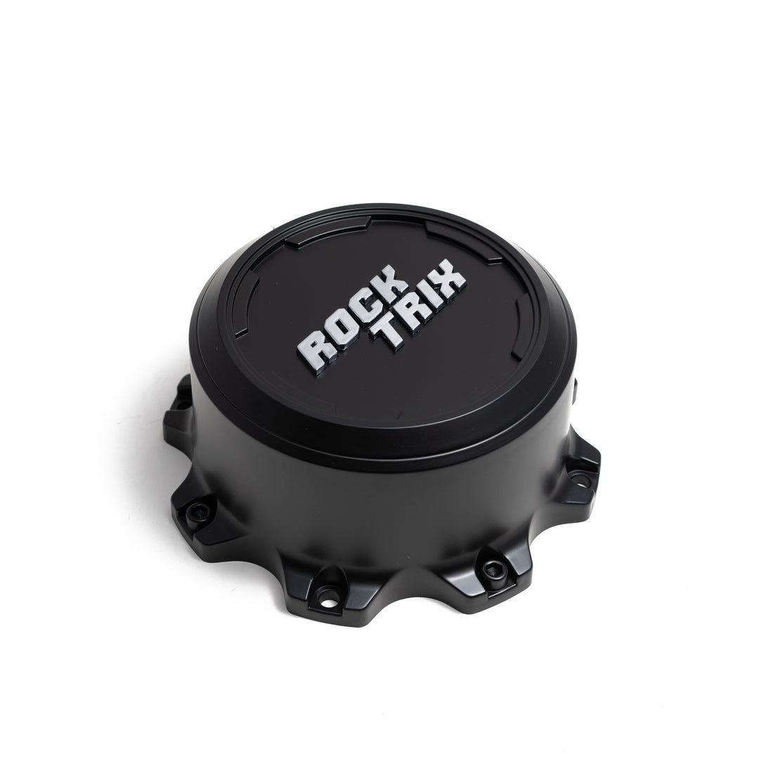 Rocktrix Wheel Center Cap for Heavy Duty 8 Lug Rim - Black Tall