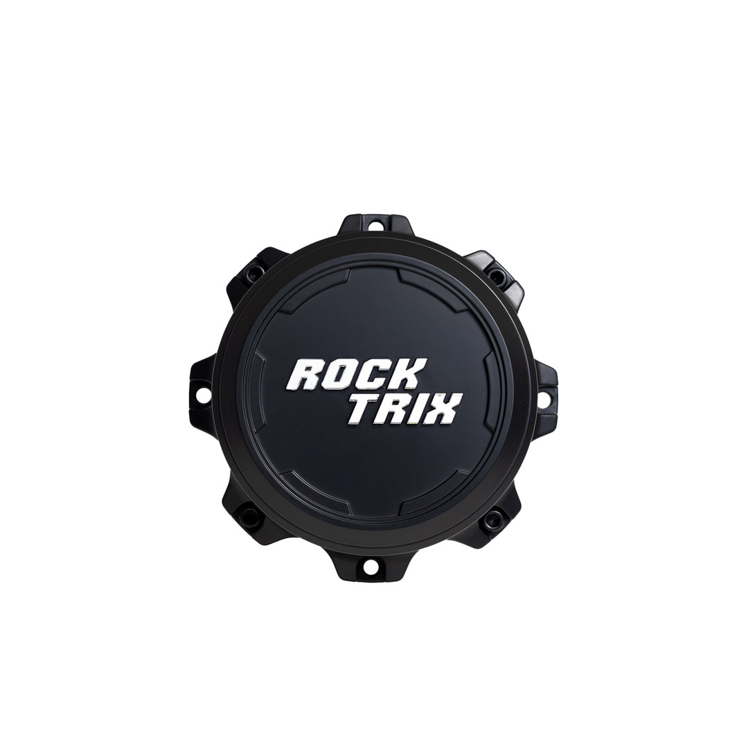 Rocktrix Wheel Center Cap for Heavy Duty 8 Lug Rim - Black Tall