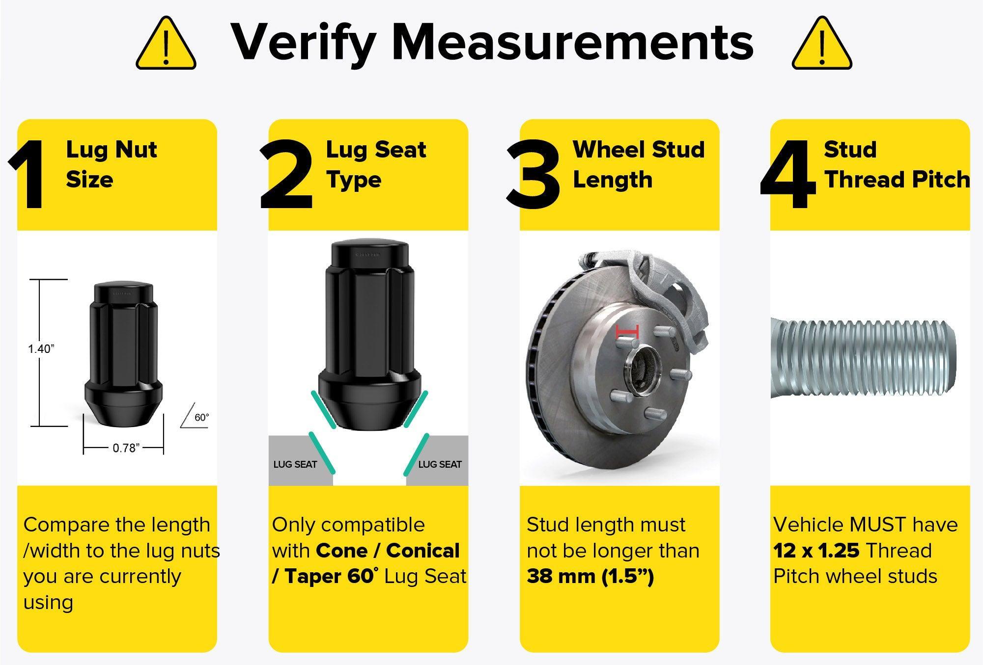 UNION トリロジー M12x1.25 Spline Lug Nuts (ATV/UTV) - Pack of 20 – Rocktrix