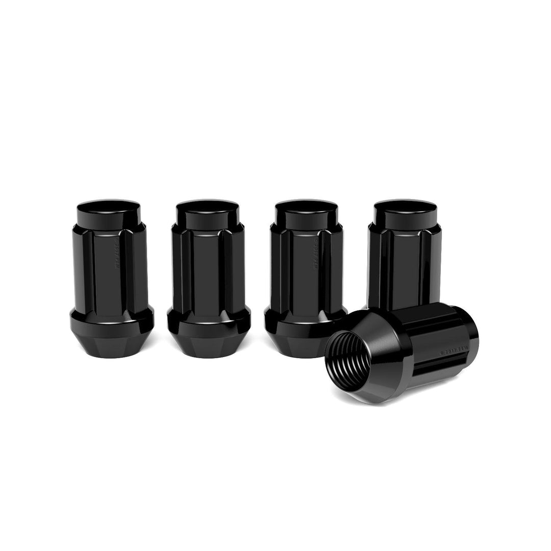 M12x1.25 Spline Lug Nuts (ATV/UTV) - Pack of 20 - Rocktrix Offroad - M12x1.25 Spline Lug Nuts (ATV/UTV) - Pack of 20 - Spline Closed Cone Lug Nuts / Black