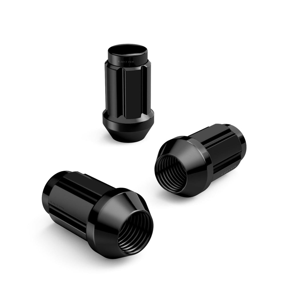 M12x1.25 Spline Lug Nuts (ATV/UTV) - Pack of 20 - Rocktrix Offroad - M12x1.25 Spline Lug Nuts (ATV/UTV) - Pack of 20 - Spline Closed Cone Lug Nuts / Black