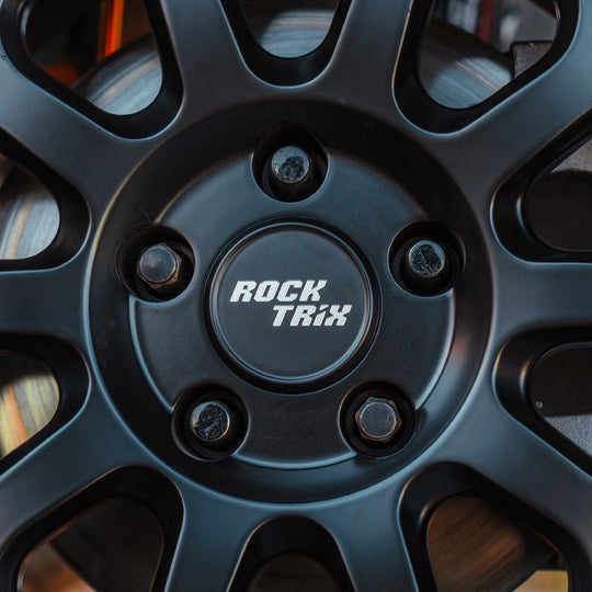 Rocktrix Wheel Center Cap Metal Black  on RT111  rim