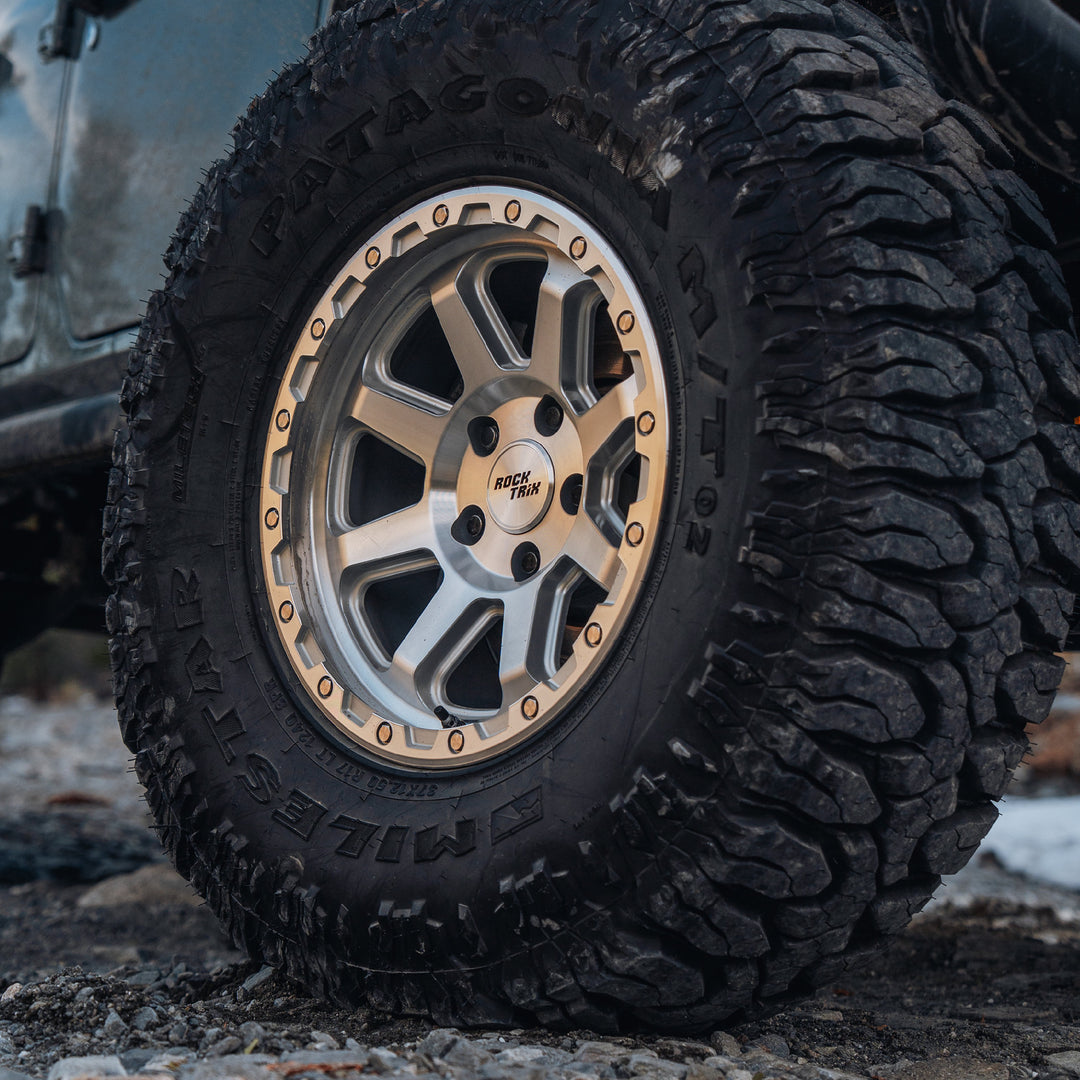 Rocktrix Wheel Center Cap Metal Silver on RT116 rim