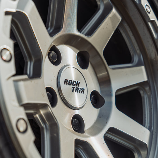 Rocktrix Wheel Center Cap Metal Silver on RT116 rim