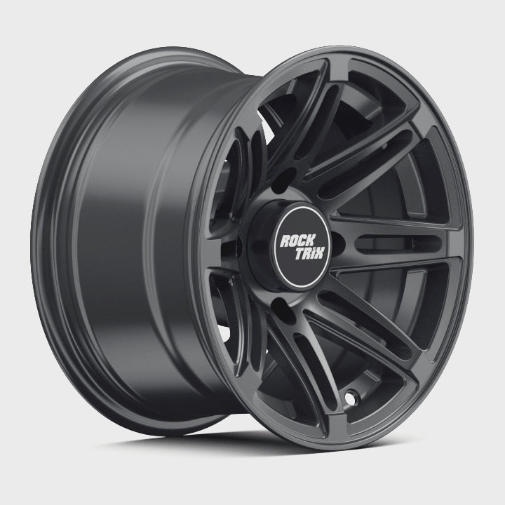Rocktrix Offroad ATV UTV Wheel RT103 12x7 ET-47 Black rim