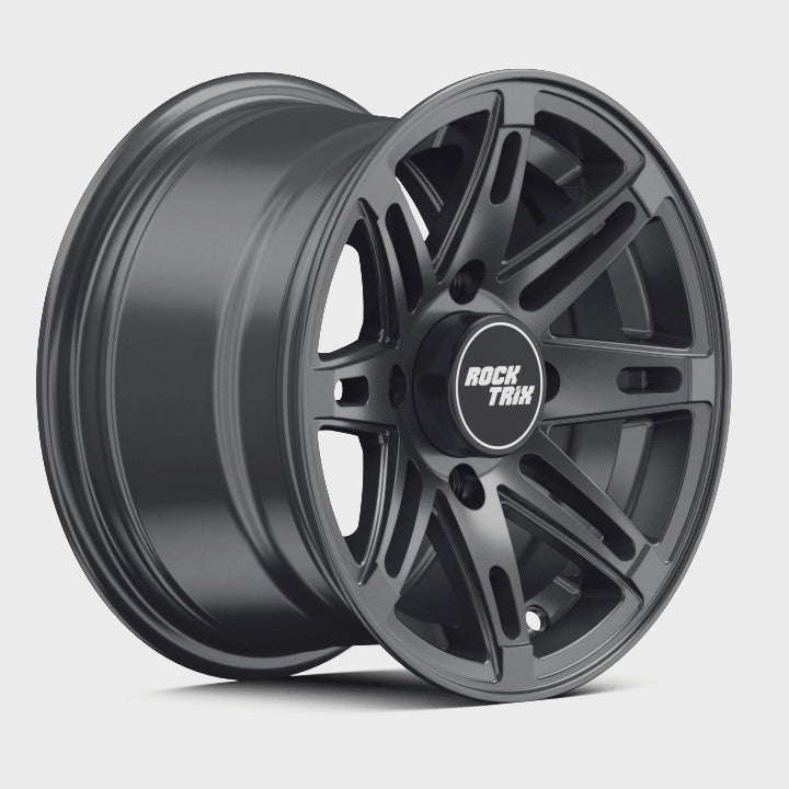 Rocktrix Offroad ATV UTV Wheel RT103 12x7, 14x7, 15x7, ET-30, ET-10 Black rim
