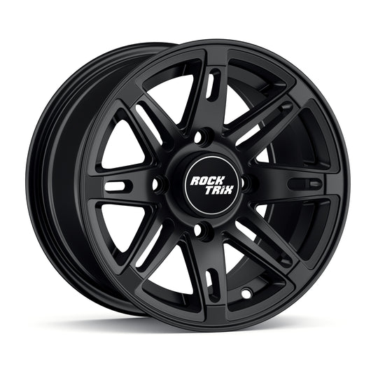 Rocktrix Offroad ATV UTV Wheel RT103 12x7, 14x7, 15x7, ET-30, ET-10 Black rim