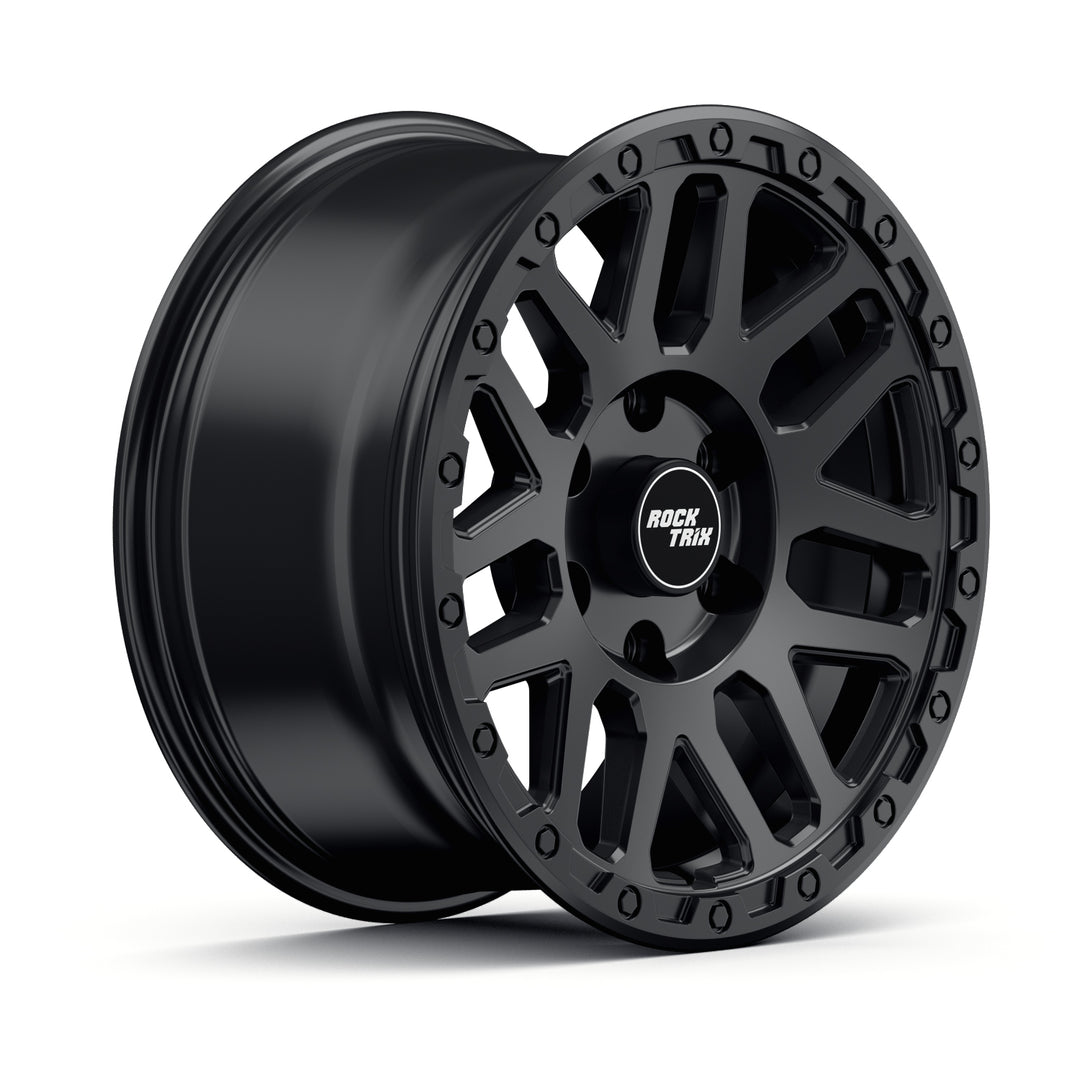 Rocktrix Offroad Wheels RT110 Matte Black  6-Lug rim size 17x8.5 for Toyota Lexus Ford F150 Bronco