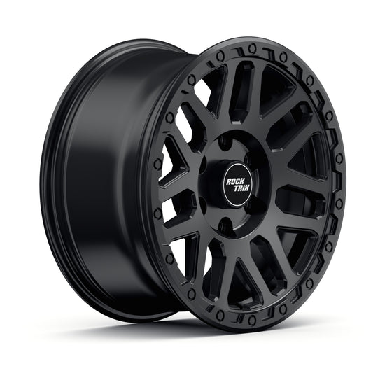 Rocktrix Offroad Wheels RT110 Matte Black  6-Lug rim size 17x8.5 for Toyota Lexus Ford F150 Bronco