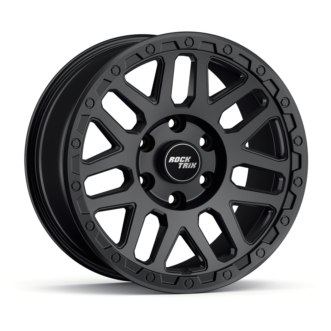 Rocktrix Offroad Wheels RT110 Matte Black  6-Lug rim size 17x8.5 for Toyota Lexus Ford F150 Bronco