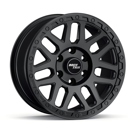Rocktrix Offroad Wheels RT110 Matte Black  6-Lug rim size 17x8.5 for Toyota Lexus Ford F150 Bronco