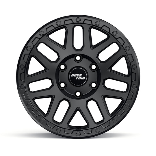 Rocktrix Offroad Wheels RT110 Matte Black  6-Lug rim size 17x8.5 for Toyota Lexus Ford F150 Bronco
