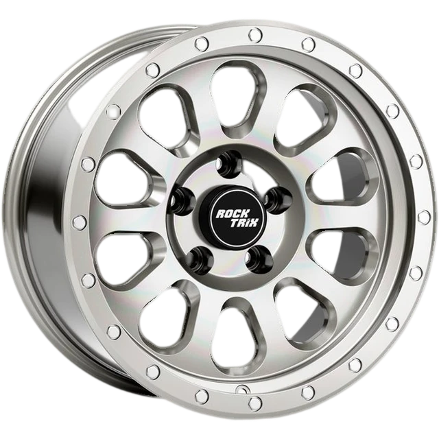Rocktrix RT111 wheel in Machined Silver