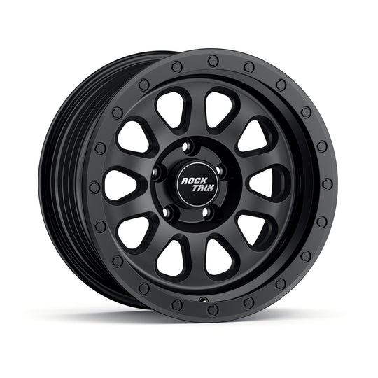 Rocktrix Offroad Wheels RT111 Matte Black  5x114.3 71.5 15x8 for Jeep Wrangler YJ, TJ, Cherokee XJ, Grand Cherokee ZJ