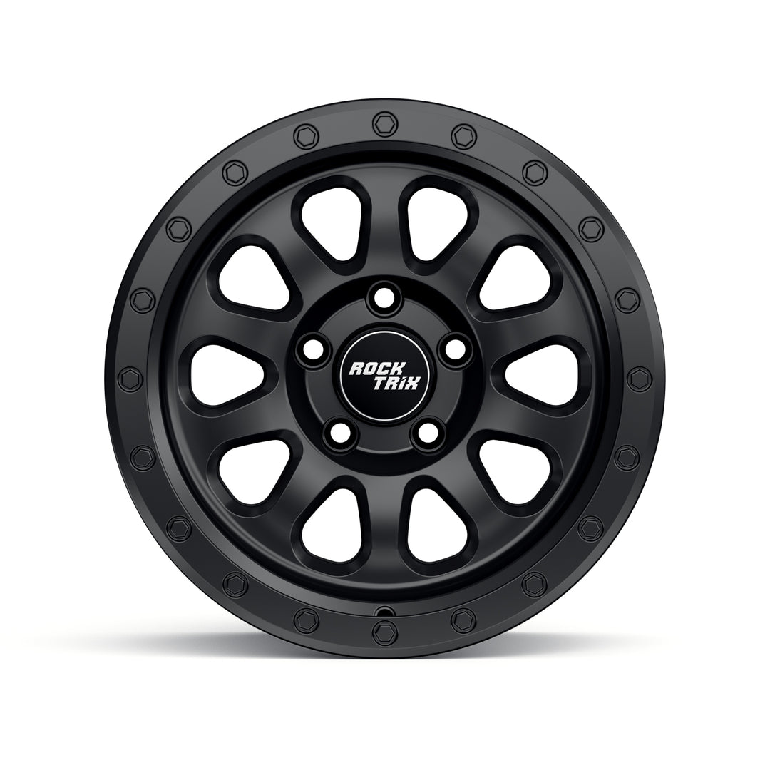 Rocktrix Offroad Wheels RT111 Matte Black  5x114.3 71.5 15x8 for Jeep Wrangler YJ, TJ, Cherokee XJ, Grand Cherokee ZJ