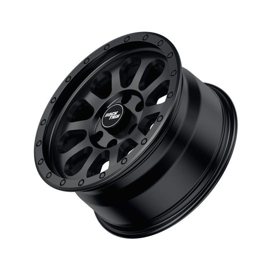 Rocktrix Offroad Wheels - RT111 - Matte Black  6x135, 87.1, 17x8.5,  ET 0 (4.75") Rims for Ford F150, Bronco Raptor. 6x139.7, 106.1, 17x8.5, ET25 (5.73") for Toyota, Lexus