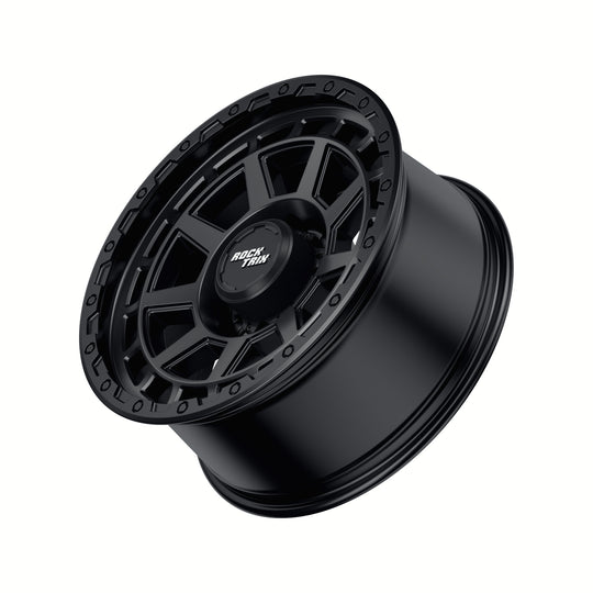 Rocktrix Offroad Wheels - RT114 8Lug 18x9, 20x9, ET-12, Matte Black rim - Heavy Duty Rim, for Chevrolet, GMC, Ram, Ford