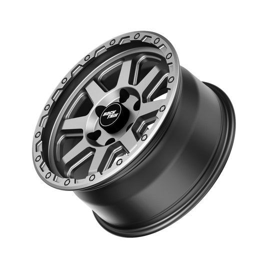 Rocktrix Offroad Wheels RT110 Matte Gunmetal 17x8.5 6-Lug rim for Toyota Lexus Ford F150 Bronco