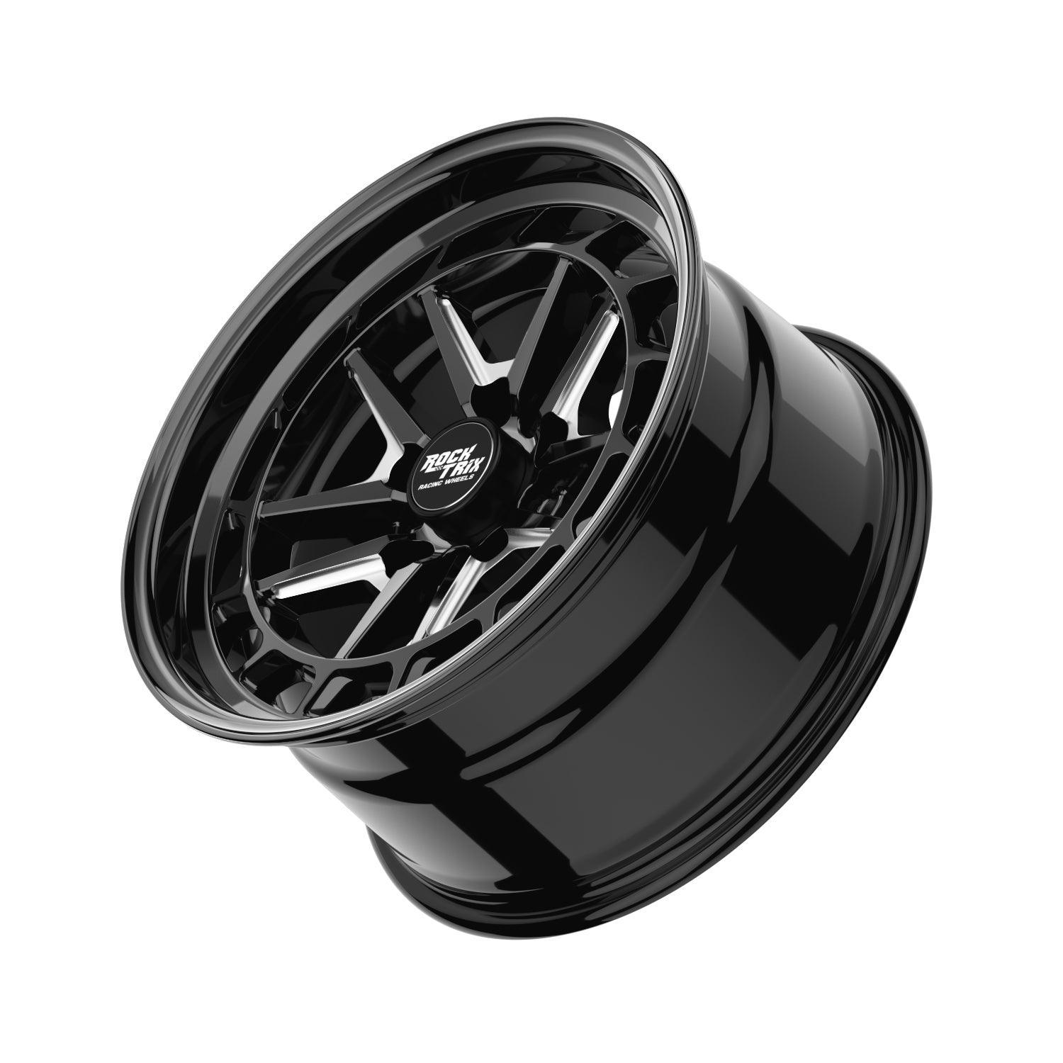 Rocktrix RT118 - 5 Split Spoke Angular Aerofin, 17x9 Wheels