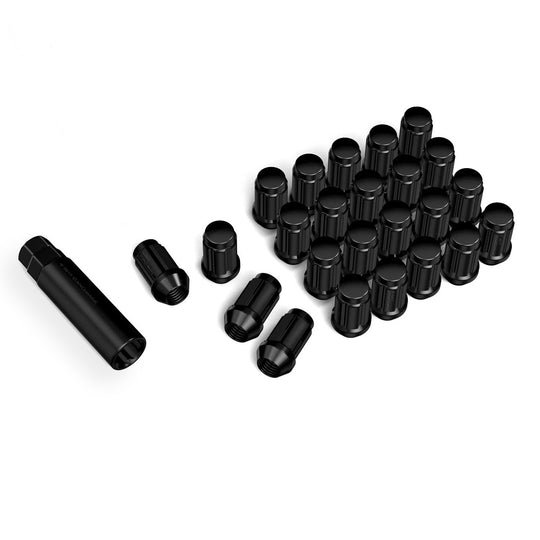 RockTrix 1/2"x20 Spline Lug Nuts (24 pcs) - Black