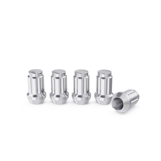 RockTrix 1/2"x20 Spline Lug Nuts  - Silver