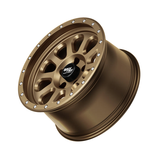 RockTrix RT111 Teardrop Multispoke Wheel - Matte Bronze 5 lug holes