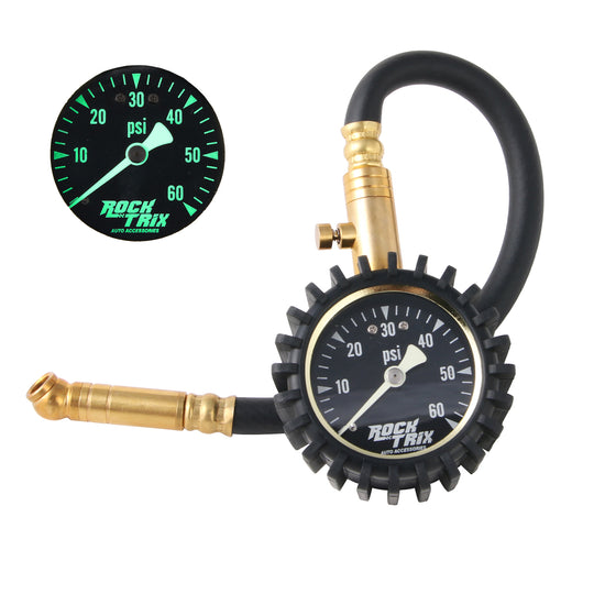 Tire Pressure Gauge with Hose (60 PSI)