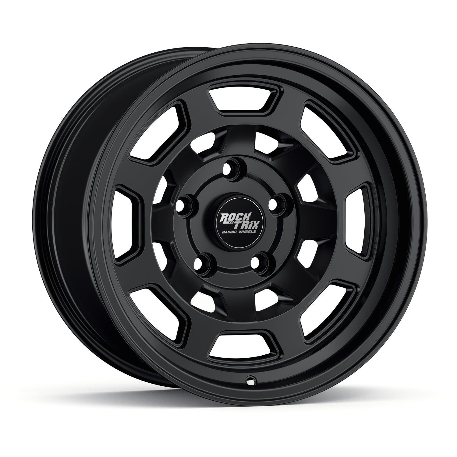 thumbnail image 2 of 17x9 RockTrix RT117 Wheels - Gloss Gunmetal/ Machined Face - 6x135 For F150 2 of 2